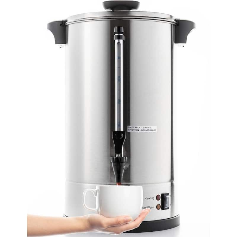 1.6 Gal. Silver Stainless Steel Coffee Beverage Serveware