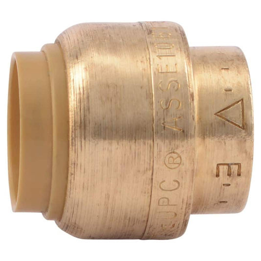 1/2 in. Push-to-Connect Brass End Stop Fitting (10-Pack)