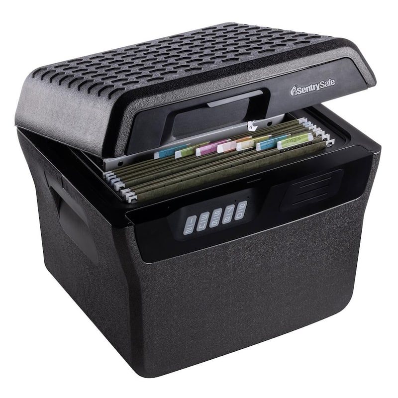 0.66 cu. ft. Fireproof & Waterproof Safe File Box with Digital Lock