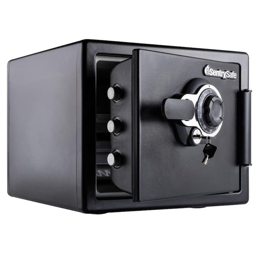 0.8 cu. ft. Fireproof & Waterproof Safe with Dial Combination Lock