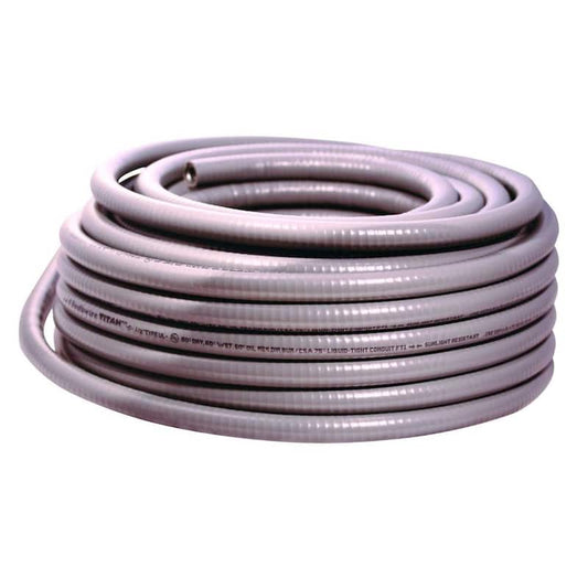 1/2 in. x 100 ft. Liquidtight Flexible Metallic Titan Steel Conduit