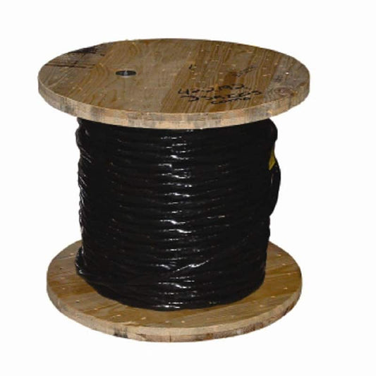 1,000 ft. 4 Black Stranded AL USE-2 Cable