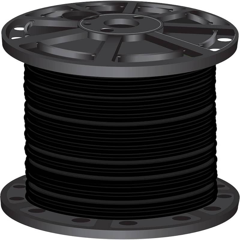 1,000 ft. 3 Black Stranded CU SIMpull THHN Wire