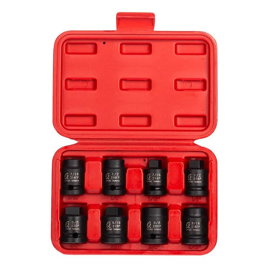 1/2 in. Drive Pipe Plug Socket Set (8-Piece)