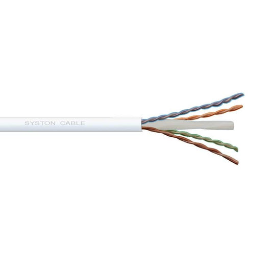 1,000 ft. Cat 6A Plus 23/4 Solid UTP Plenum White